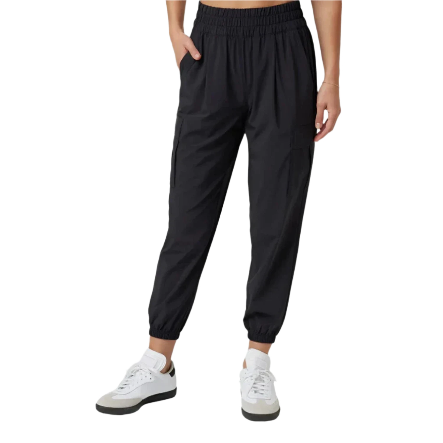 Vuori 02. WOMENS APPAREL - WOMENS PANTS - WOMENS PANTS ACTIVE Women's Villa Cargo Jogger BLK BLACK