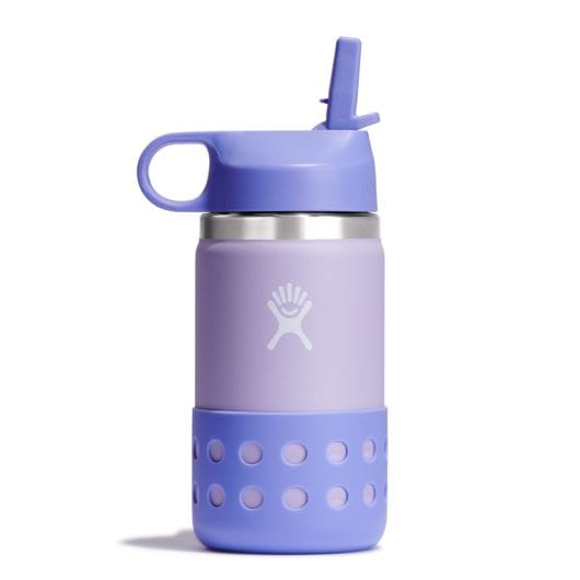 Hydro Flask DRINKWARE - WATER BOTTLES - WATER BOTTLES 12 oz Kids Wide Mouth with Boot WISTERIA