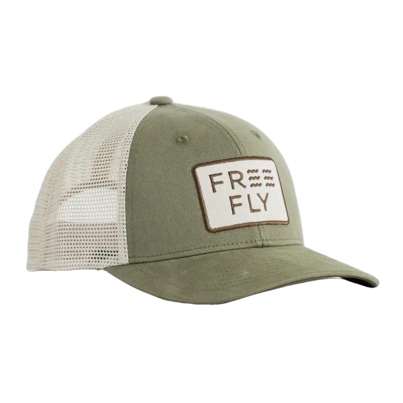 Free Fly Apparel 20. HATS_GLOVES_SCARVES - HATS Wave Trucker Hat CEMENT OSFA