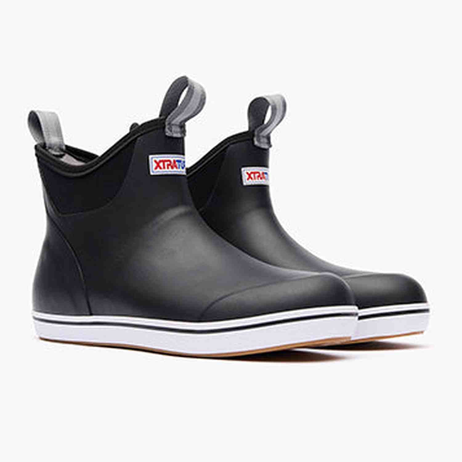 Xtratuf 05. WOMENS FOOTWEAR - WOMENS BOOTS - WOMENS BOOTS CASUAL Women's Ankle Deck Boot 6in BLACK