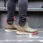 Xtratuf 05. WOMENS FOOTWEAR - WOMENS BOOTS - WOMENS BOOTS CASUAL Women's Ankle Deck Boot Sport 6" OLIVE