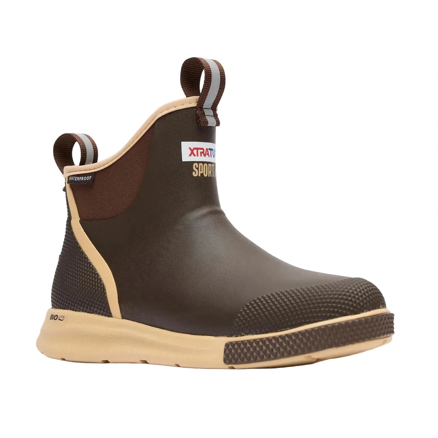 Xtratuf 05. WOMENS FOOTWEAR - WOMENS BOOTS - WOMENS BOOTS CASUAL Women's Ankle Deck Boot Sport 6" BROWN