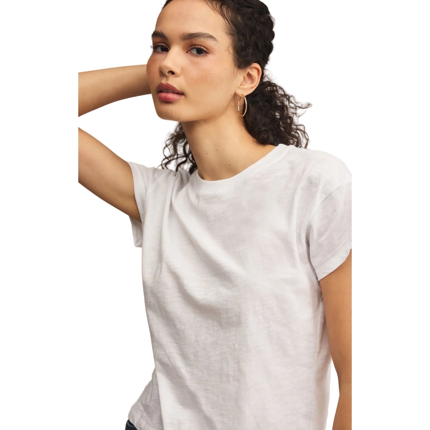 Z Supply 02. WOMENS APPAREL - WOMENS SS SHIRTS - WOMENS SS CASUAL Women's Modern Slub Tee WHT WHITE