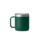 YETI 08. DRINKWARE - CUPS|MUGS - CUPS|MUGS 10oz Stackable Mug W/ Durasip™ Ceramic Lining BLACK FOREST GREEN