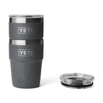 YETI 08. DRINKWARE - CUPS|MUGS - CUPS|MUGS Rambler 16 oz Stackable Cup with Magnetic Slider BLACK STONE