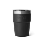 YETI 08. DRINKWARE - CUPS|MUGS - CUPS|MUGS Rambler 16 oz Stackable Cup with Magnetic Slider BLACK