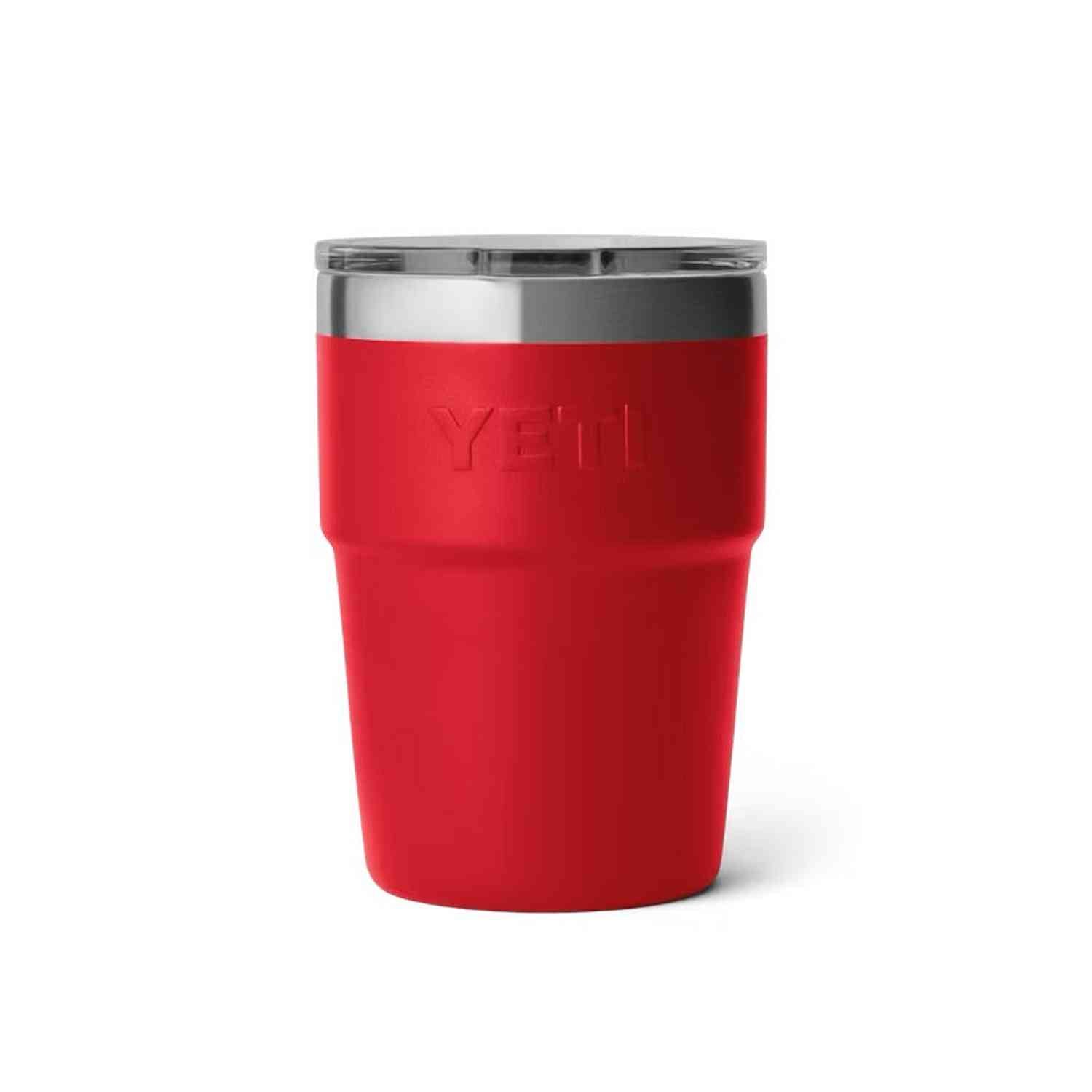 YETI 08. DRINKWARE - CUPS|MUGS - CUPS|MUGS Rambler 16 oz Stackable Cup with Magnetic Slider RESCUE RED