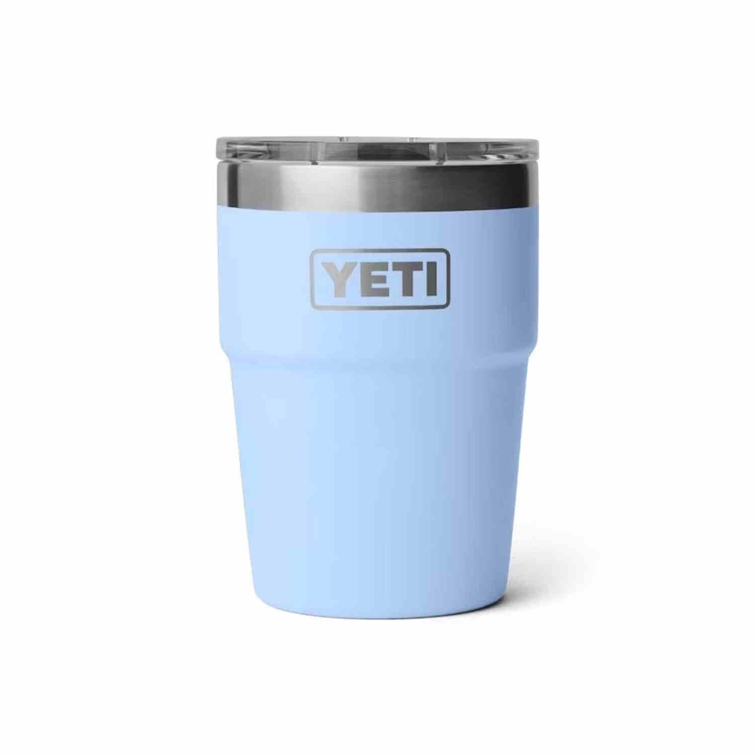 YETI 08. DRINKWARE - CUPS|MUGS - CUPS|MUGS Rambler 16 oz Stackable Cup with Magnetic Slider BIG SKY BLUE