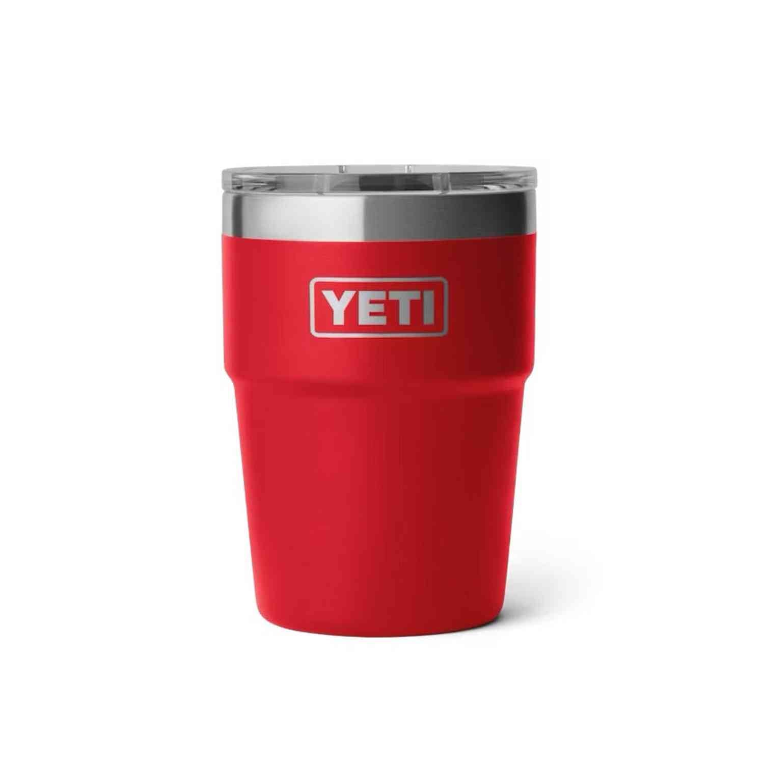 YETI 08. DRINKWARE - CUPS|MUGS - CUPS|MUGS Rambler 16 oz Stackable Cup with Magnetic Slider RESCUE RED