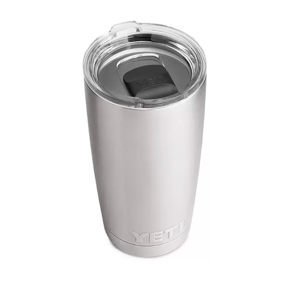 YETI 08. DRINKWARE - CUPS|MUGS - CUPS|MUGS Rambler 20 oz Tumbler with Magslider Lid STAINLESS