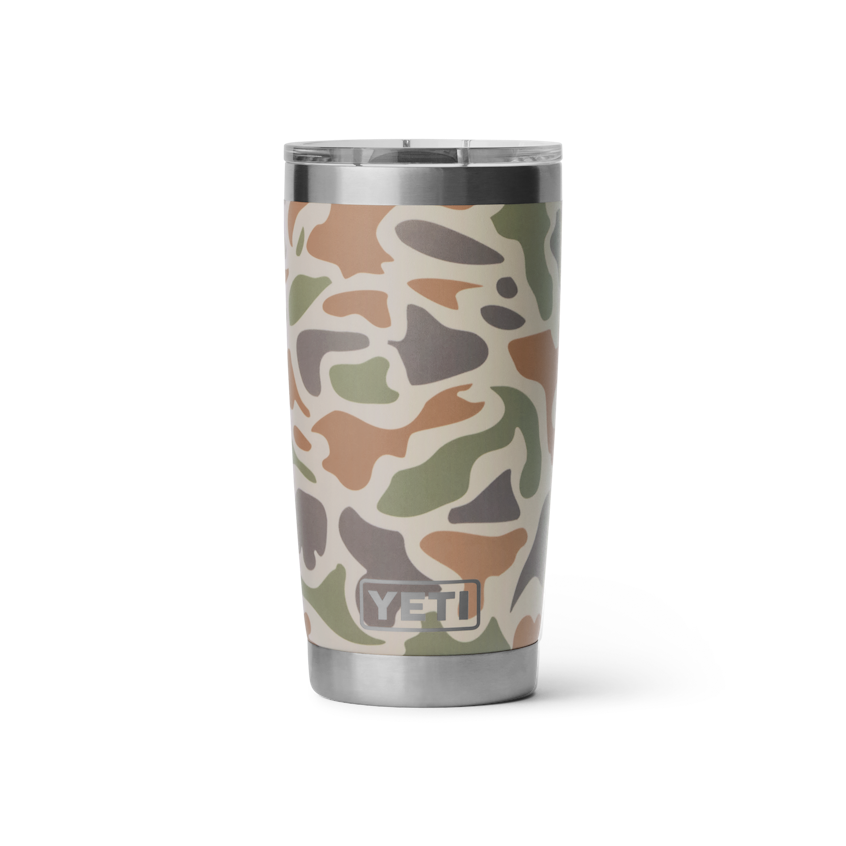 YETI 08. DRINKWARE - CUPS|MUGS - CUPS|MUGS Rambler 20 oz Tumbler with Magslider Lid TAN CAMO