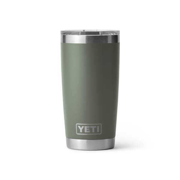 YETI 21. GENERAL ACCESS - COOLER STAINLESS Rambler 20 oz Tumbler with Magslider Lid CAMP GREEN