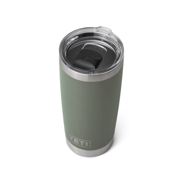 YETI 21. GENERAL ACCESS - COOLER STAINLESS Rambler 20 Oz Tumbler with Magslider Lid CAMP GREEN