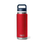 YETI 08. DRINKWARE - WATER BOTTLES - WATER BOTTLES Rambler 26 oz Bottle with Chug Cap RESCUE RED WHITE NAVY