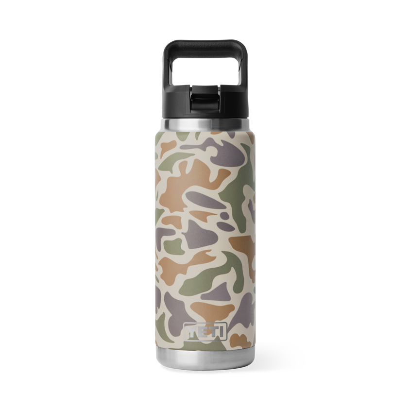 YETI 08. DRINKWARE - WATER BOTTLES - WATER BOTTLES Rambler 26 Oz Bottle with Chug Cap TAN CAMO