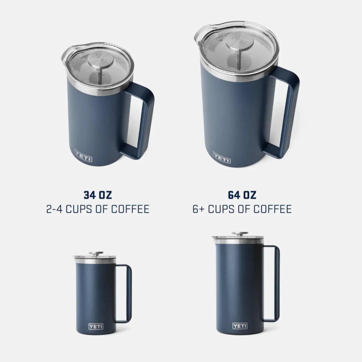 YETI 08. DRINKWARE - DRINK ACCESS - DRINK ACCESS YETI Rambler 34oz French Press NAVY