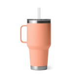 YETI 08. DRINKWARE - CUPS|MUGS - CUPS|MUGS Rambler 35 oz Mug with Straw Lid PEACH