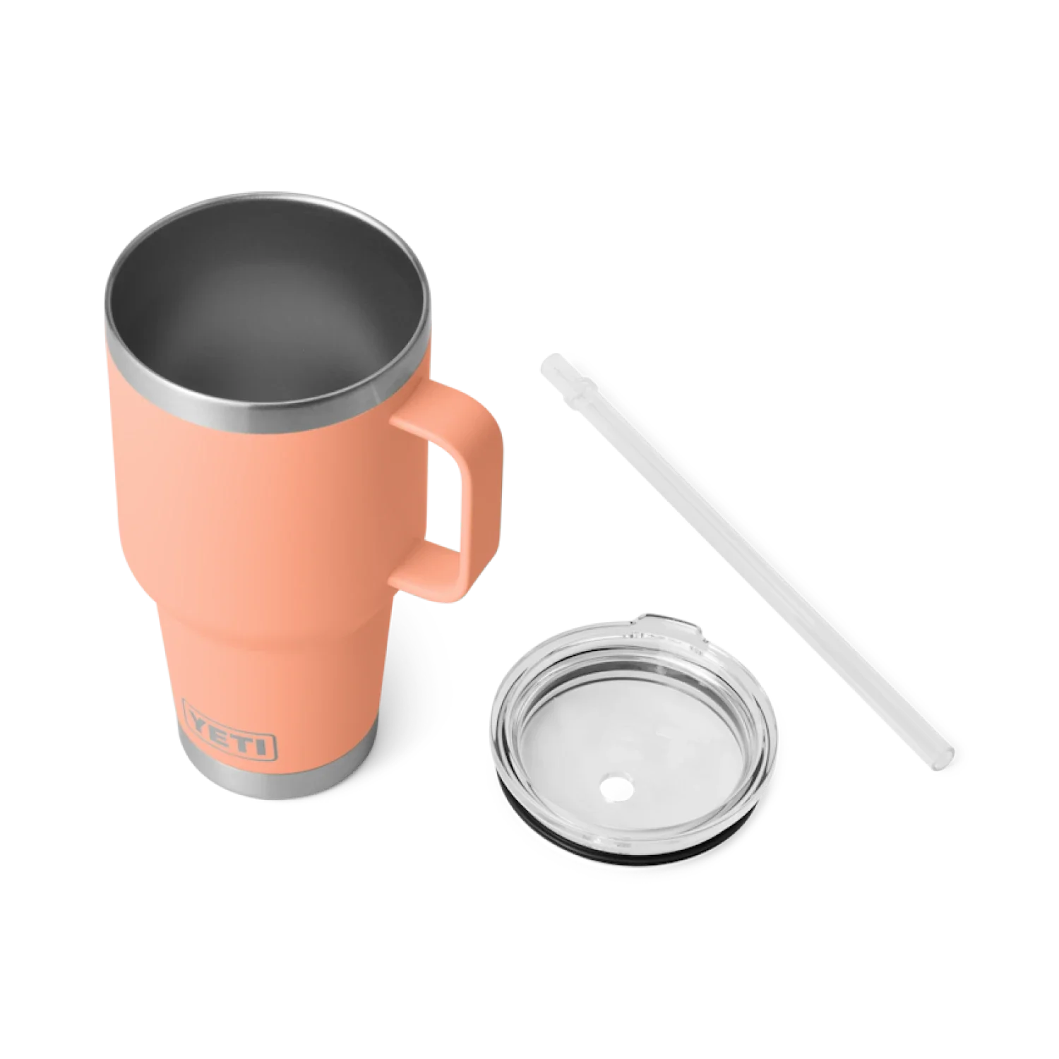 YETI 08. DRINKWARE - CUPS|MUGS - CUPS|MUGS Rambler 35 oz Mug with Straw Lid PEACH