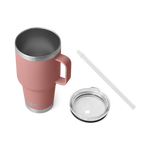 YETI 08. DRINKWARE - CUPS|MUGS - CUPS|MUGS Rambler 35 oz Mug with Straw Lid SANDSTONE PINK