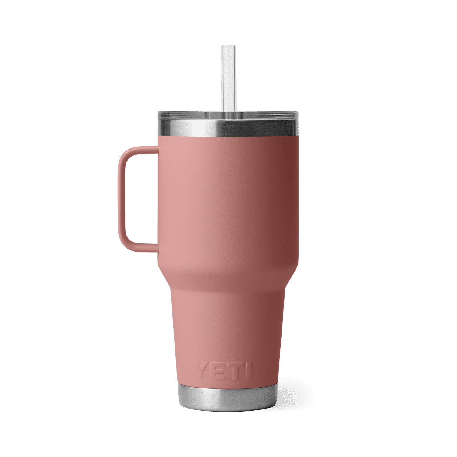 YETI 08. DRINKWARE - CUPS|MUGS - CUPS|MUGS Rambler 35 oz Mug with Straw Lid SANDSTONE PINK