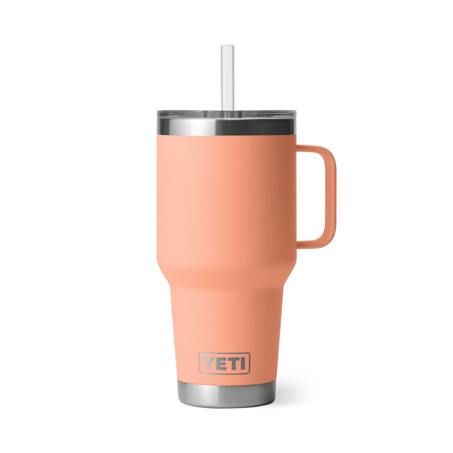 YETI 08. DRINKWARE - CUPS|MUGS - CUPS|MUGS Rambler 35 oz Mug with Straw Lid PEACH