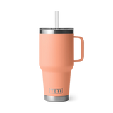 YETI 08. DRINKWARE - CUPS|MUGS - CUPS|MUGS Rambler 35 oz Mug with Straw Lid PEACH