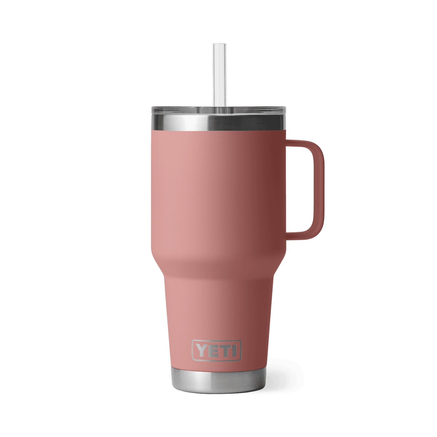 YETI 08. DRINKWARE - CUPS|MUGS - CUPS|MUGS Rambler 35 oz Mug with Straw Lid SANDSTONE PINK