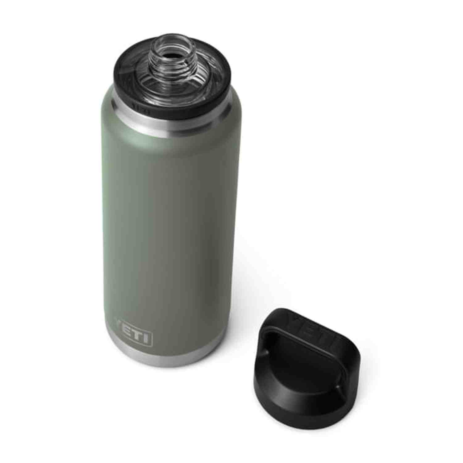 YETI 08. DRINKWARE - WATER BOTTLES - WATER BOTTLES Rambler 36 oz Bottle with Chug Cap CAMP GREEN