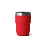 YETI 08. DRINKWARE - CUPS|MUGS - CUPS|MUGS Rambler 8 oz Stackable Cup with Magnetic Slider RESCUE RED