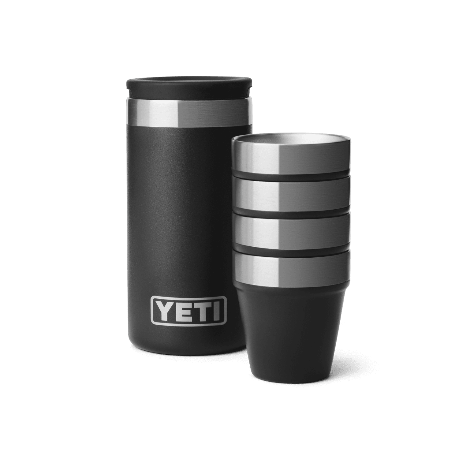 YETI 08. DRINKWARE - CUPS|MUGS - CUPS|MUGS YETI Shot Glasses & Case BLACK