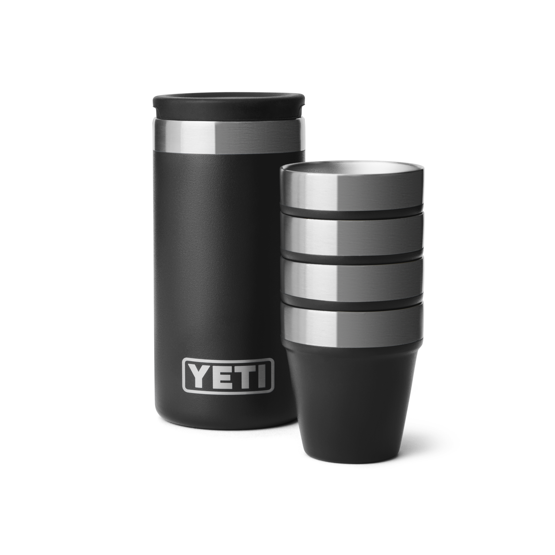 YETI 08. DRINKWARE - CUPS|MUGS - CUPS|MUGS YETI Shot Glasses & Case BLACK