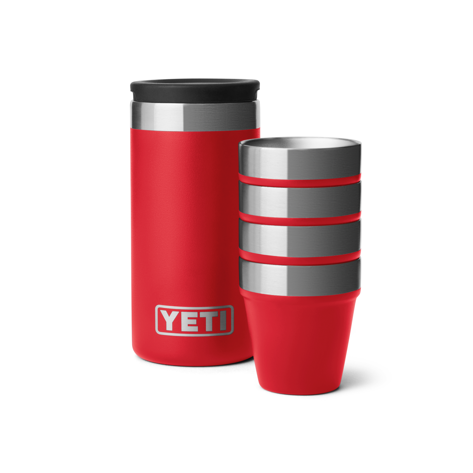 YETI 08. DRINKWARE - CUPS|MUGS - CUPS|MUGS YETI Shot Glasses & Case RESCUE RED