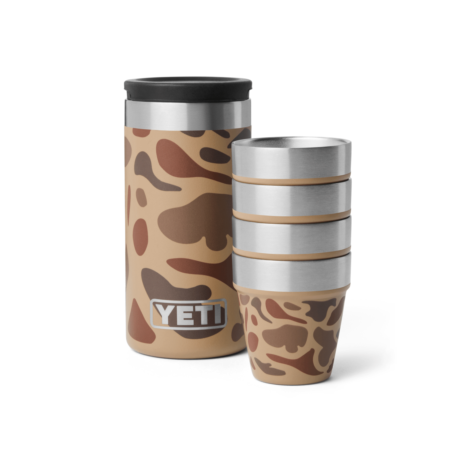 YETI 08. DRINKWARE - CUPS|MUGS - CUPS|MUGS YETI Shot Glasses & Case WETLANDS CAMO