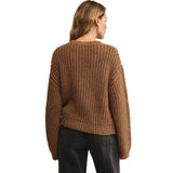 Z Supply 02. WOMENS APPAREL - WOMENS HOODIES|SWEATERS - WOMENS PO SWEATERS Women's Tiger's Eye Sweater CON COCONUT