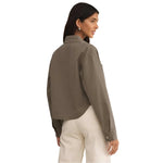 Z Supply 02. WOMENS APPAREL - WOMENS JACKETS - WOMENS JACKETS CASUAL Women's All Day Cropped Denim Jacket PMN PEBBLE MOON