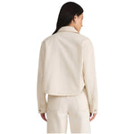 Z Supply 02. WOMENS APPAREL - WOMENS JACKETS - WOMENS JACKETS CASUAL Women's All Day Cropped Denim Jacket OFW OFF WHITE