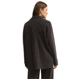 Z Supply 02. WOMENS APPAREL - WOMENS JACKETS - WOMENS JACKETS CASUAL Women's All Day Knit Denim Jacket VBK VINTAGE BLACK: