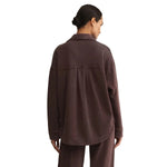 Z Supply 02. WOMENS APPAREL - WOMENS JACKETS - WOMENS JACKETS CASUAL Women's All Day Knit Jacket CLC CHOCOLATE CHERRY