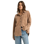 Z Supply 02. WOMENS APPAREL - WOMENS JACKETS - WOMENS JACKETS CASUAL Women's All Day Knit Jacket CPF CAMPFIRE