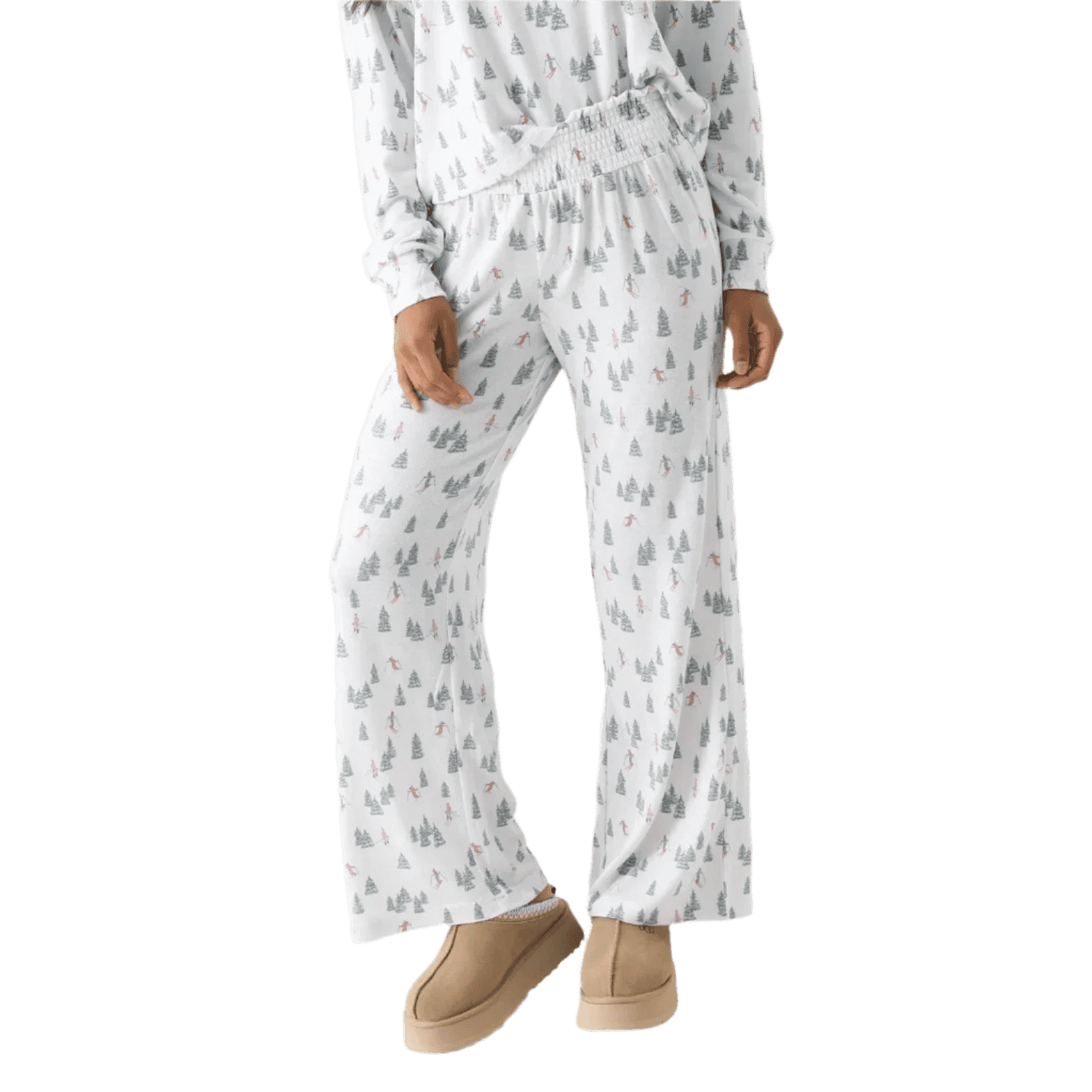 Z Supply 02. WOMENS APPAREL - WOMENS PANTS - WOMENS PANTS LOUNGE Women's Alpine Skier Brushed Knit Pant NBF NOBLE FIR