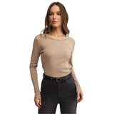 Z Supply 02. WOMENS APPAREL - WOMENS LS SHIRTS - WOMENS LS CASUAL Women's Arlet Mini Thermal Top DTN DESERT TAN