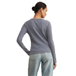 Z Supply 02. WOMENS APPAREL - WOMENS LS SHIRTS - WOMENS LS CASUAL Women's Arlet Mini Thermal Top SCO STORM CLOUD