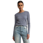 Z Supply 02. WOMENS APPAREL - WOMENS LS SHIRTS - WOMENS LS CASUAL Women's Arlet Mini Thermal Top SCO STORM CLOUD