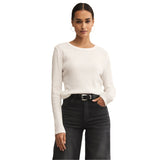 Z Supply 02. WOMENS APPAREL - WOMENS LS SHIRTS - WOMENS LS CASUAL Women's Arlet Mini Thermal Top WHT WHITE