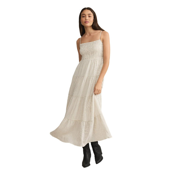 Z Supply Balos Striped Maxi Dress Natural / L Z Supply Balos Striped Maxi Dress Natural / L