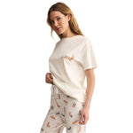 Z Supply 02. WOMENS APPAREL - WOMENS SS SHIRTS - WOMENS SS LOUNGE Women's Bestie Boyfriend Tee SSA SEA SALT