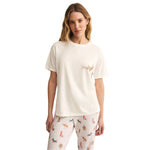 Z Supply 02. WOMENS APPAREL - WOMENS SS SHIRTS - WOMENS SS LOUNGE Women's Bestie Boyfriend Tee SSA SEA SALT