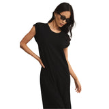 Z Supply 02. WOMENS APPAREL - WOMENS DRESS|SKIRT - WOMENS DRESS CASUAL Women's Calabasas Midi Dress BLK BLACK
