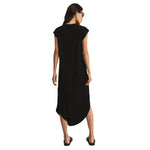 Z Supply 02. WOMENS APPAREL - WOMENS DRESS|SKIRT - WOMENS DRESS CASUAL Women's Calabasas Midi Dress BLK BLACK