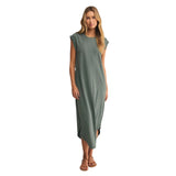 Z Supply 02. WOMENS APPAREL - WOMENS DRESS|SKIRT - WOMENS DRESS CASUAL Women's Calabasas Midi Dress HUN HUNTER GREEN